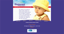 Desktop Screenshot of huguenotpediatrics.com